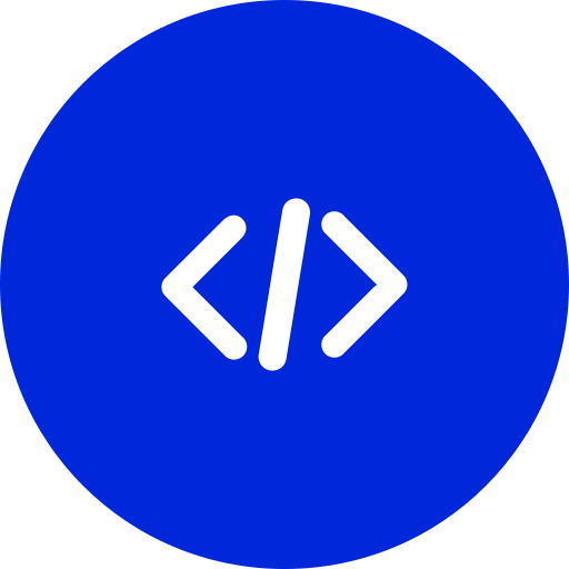 Code Generic Blue icon