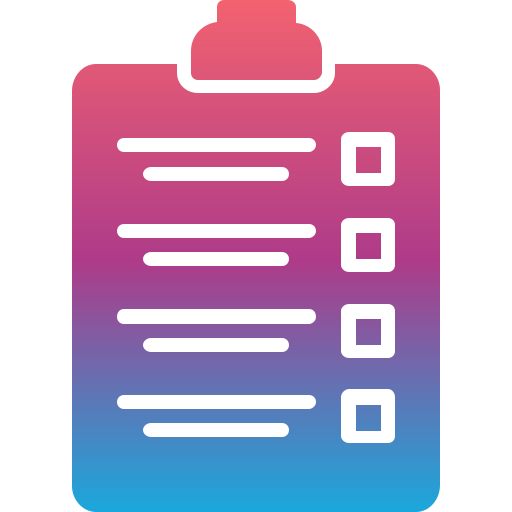 Checklist Generic Flat Gradient icon