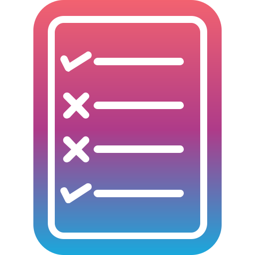 Checklist Generic Flat Gradient icon