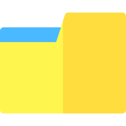 map Basic Rounded Flat icoon