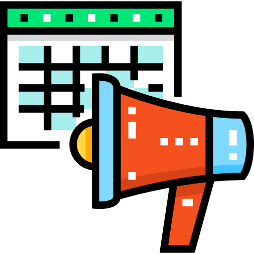 kalender Detailed Straight Lineal color icon