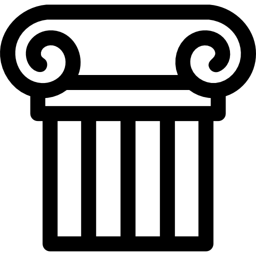 coluna Basic Rounded Lineal Ícone