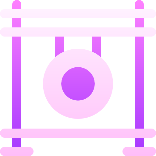 Gong Basic Gradient Gradient icon