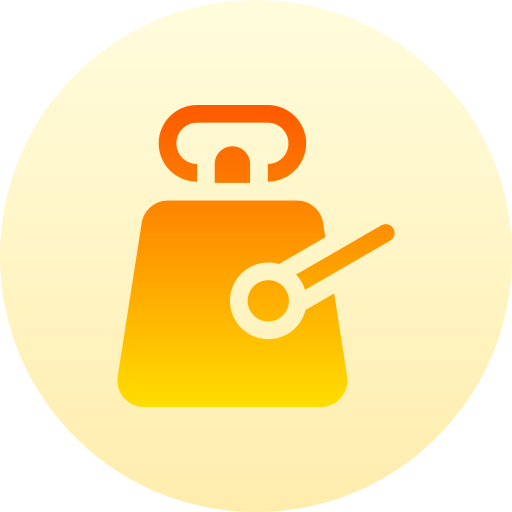 Cowbell Basic Gradient Circular icon