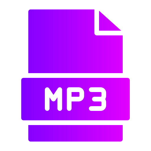 mp3 Generic Flat Gradient icon