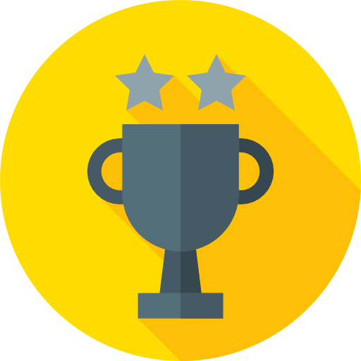 Trophy Flat Circular Flat icon