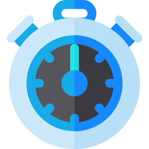 stopclock Basic Rounded Flat Icône