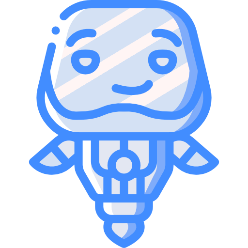 Robot Basic Miscellany Blue icon