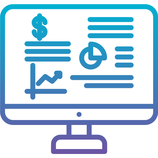 rapport d'activité Generic Gradient Icône