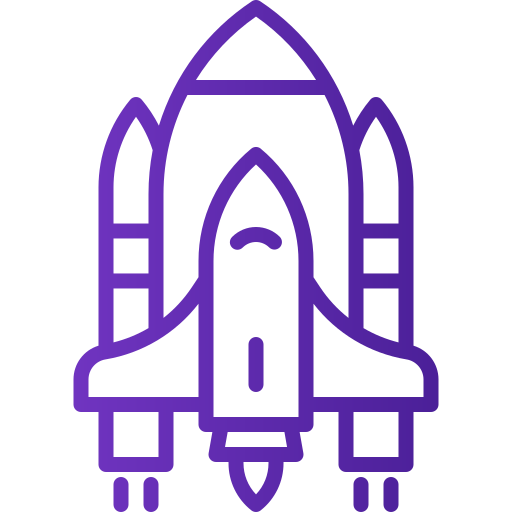 Space shuttle Generic Gradient icon