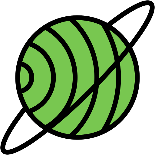 planet Generic Outline Color icon