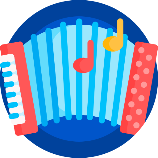 Accordion Detailed Flat Circular Flat icon