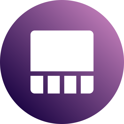 layout Generic Flat Gradient icon