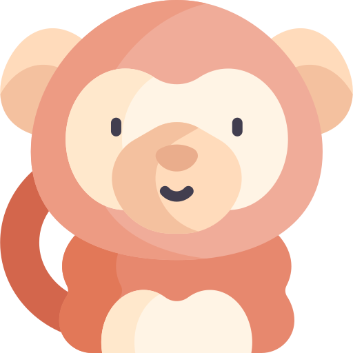 affe Kawaii Flat icon