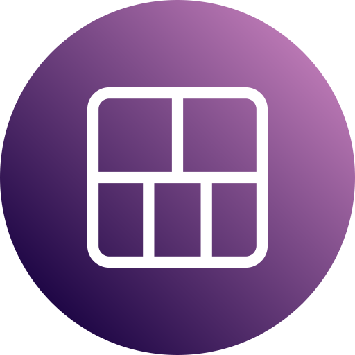 Layout Generic Flat Gradient icon