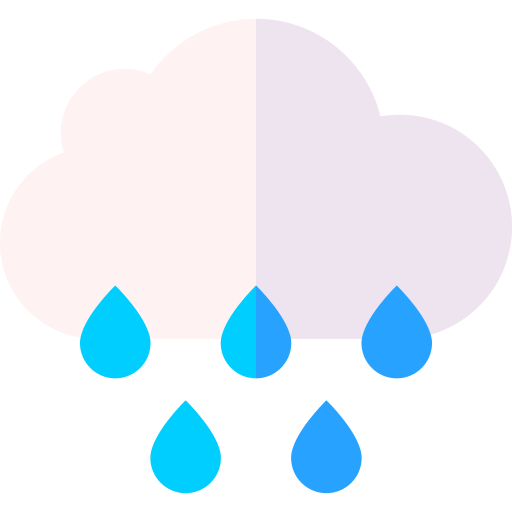 Rain Basic Straight Flat icon