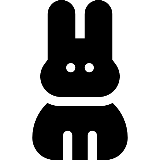 królik Basic Rounded Filled ikona