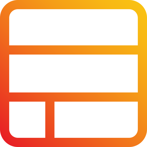 Layout Generic Gradient icon