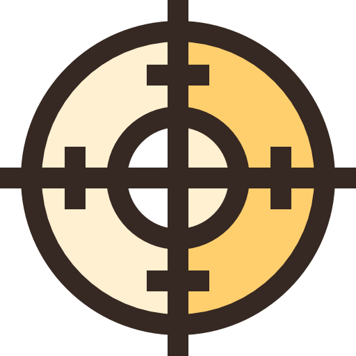 Target Basic Straight Flat icon