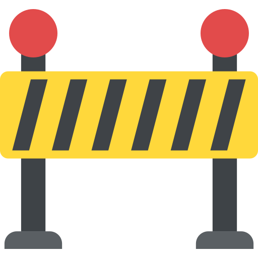 Barrier Flat Color Flat icon