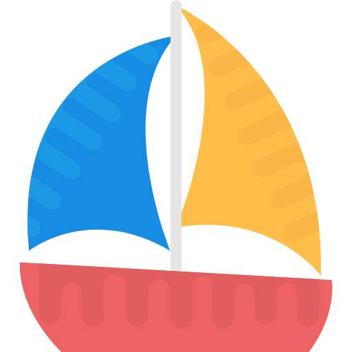 Boat Flat Color Flat icon