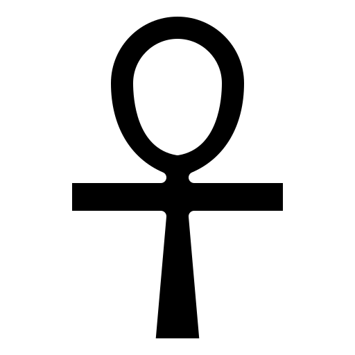 ankh Generic Glyph Ícone