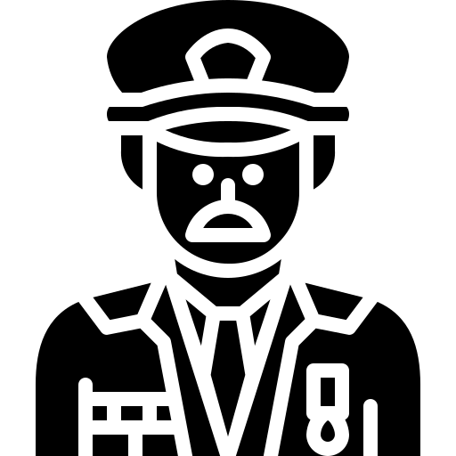 dowódca Generic Glyph ikona