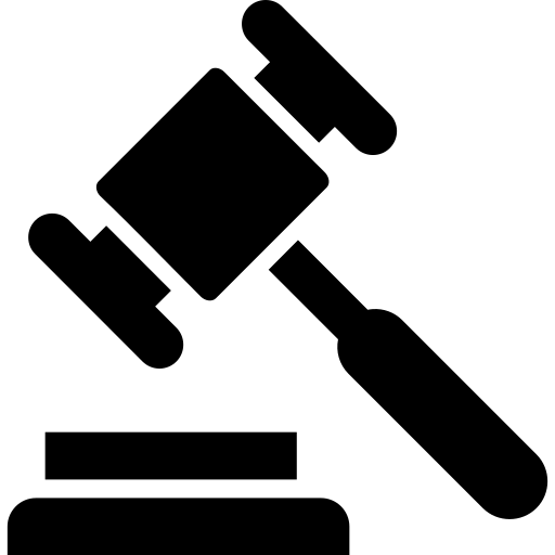 młotek licytacyjny Generic Glyph ikona