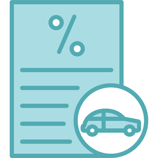 Car loan Generic Blue icon