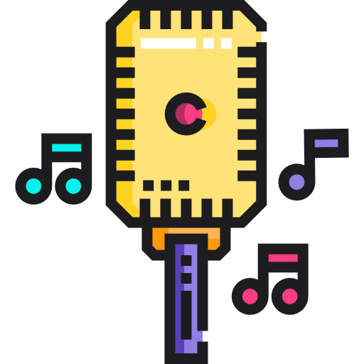 Microphone Detailed Straight Lineal color icon