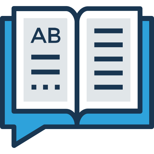 Reading Prosymbols Lineal Color icon