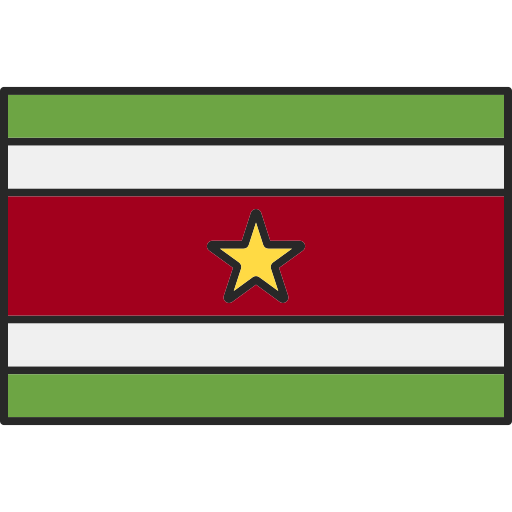 surinam Generic Outline Color ikona