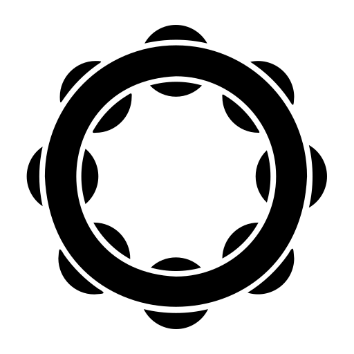 tambourins Generic Glyph Icône