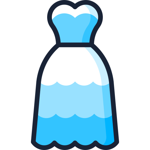 hochzeitskleid Generic Outline Color icon