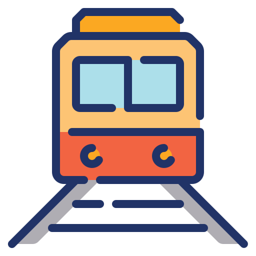 Train Generic Outline Color icon