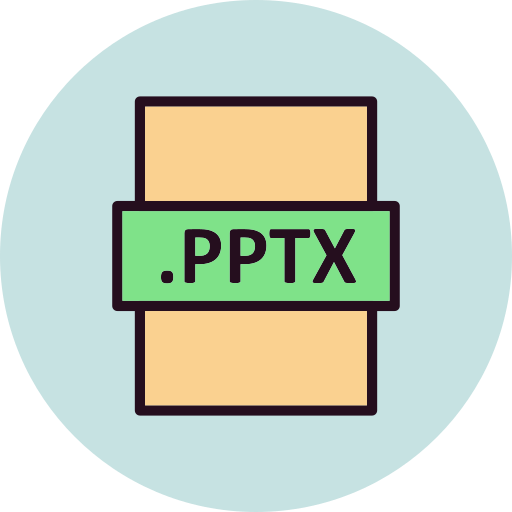 pptx Generic Outline Color Ícone