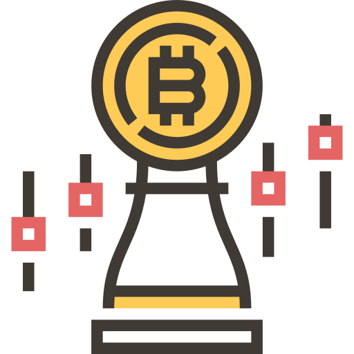 bitcoin Meticulous Yellow shadow Ícone