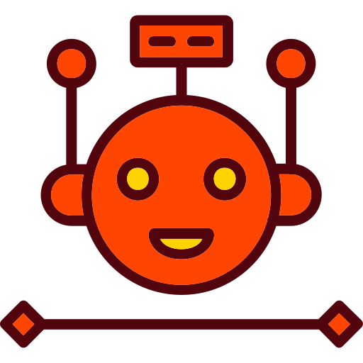 Bot Generic Outline Color icon