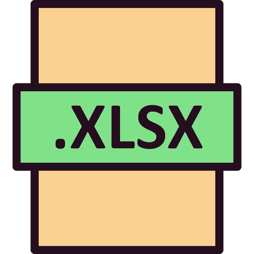 xlsx Generic Outline Color icon