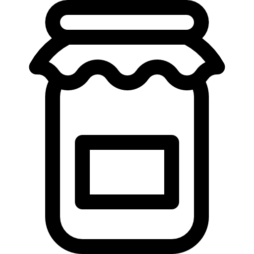 marmellata Basic Rounded Lineal icona