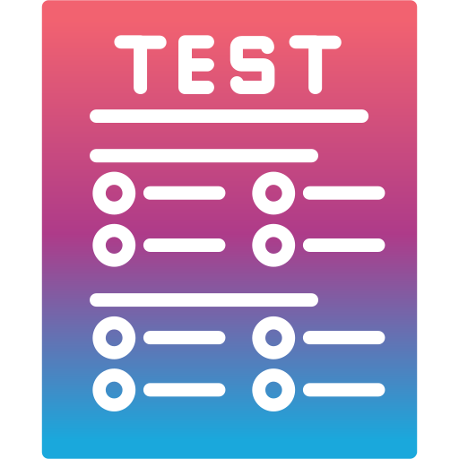 test Generic Flat Gradient Icône