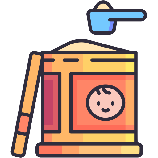 粉ミルク Generic Outline Color icon