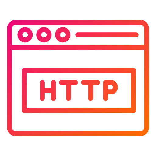 http Generic Gradient icon