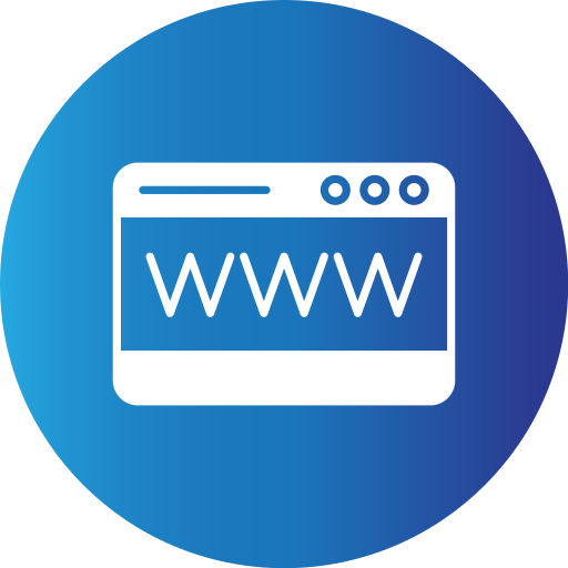 Website Generic Blue icon