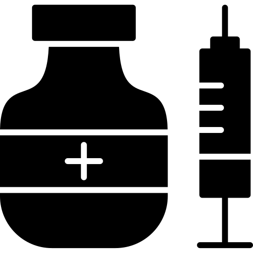 vaccin Generic Glyph Icône