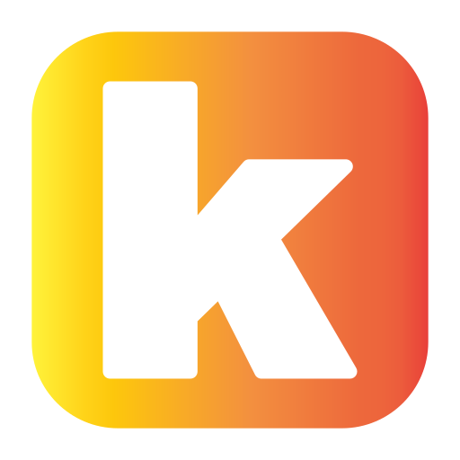 buchstabe k Generic Flat Gradient icon