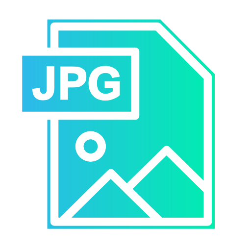 jpg Generic Flat Gradient icon