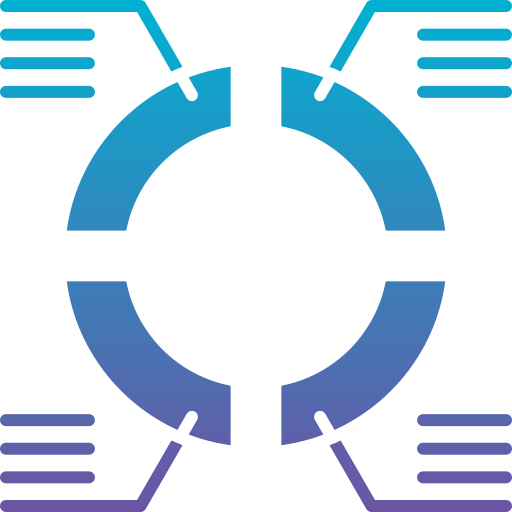 diagrama Generic Flat Gradient Ícone