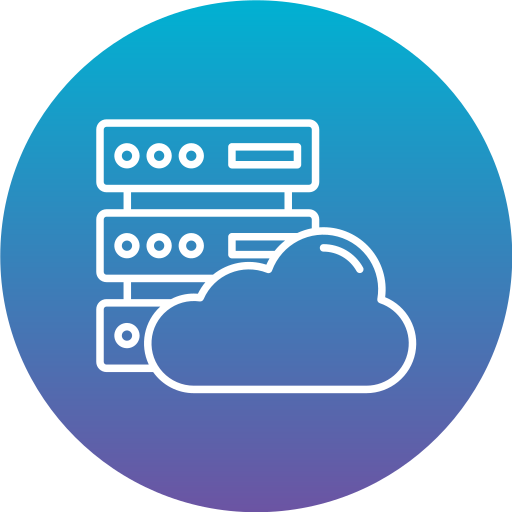 chmura obliczeniowa Generic Flat Gradient ikona