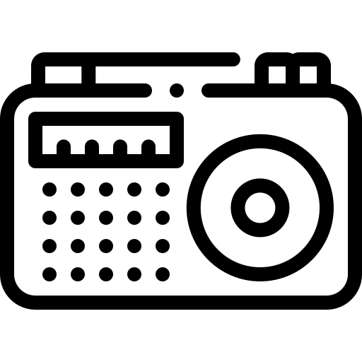 radio Detailed Rounded Lineal ikona